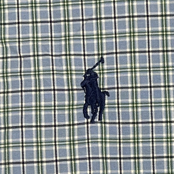 Ralph Lauren Polo Men's Custom Fit Multicolor Plaid Collared Shirt Size XXL - Picture 4 of 8